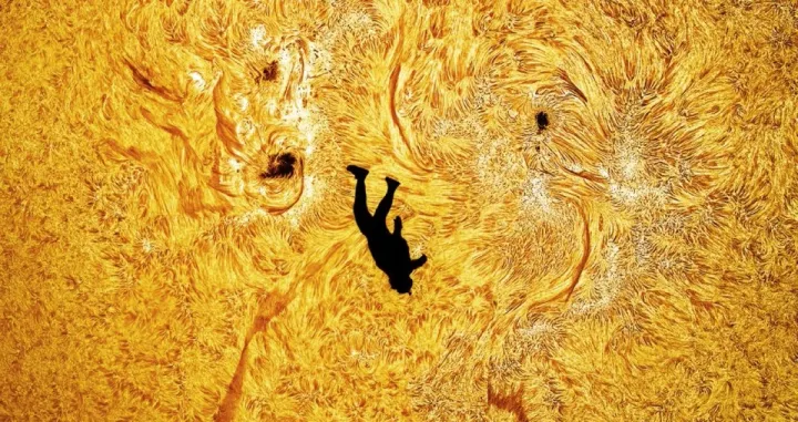 Astrofotografija kakvu još nismo vidjeli: Skakač iz aviona "pao" preko Sunca i ušao u historiju/Andrew Mccarthy