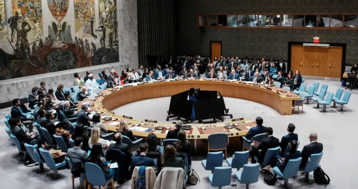 U.S Ambassador to United Nations Michael Waltz speaks during a meeting of the United Nations Security Council to consider a U.S. proposal for a U.N. mandate to establish an international stabilization force in Gaza, at U.N. headquarters in New York City, U.S., November 17, 2025. REUTERS/Eduardo Munoz/Eduardo Munoz