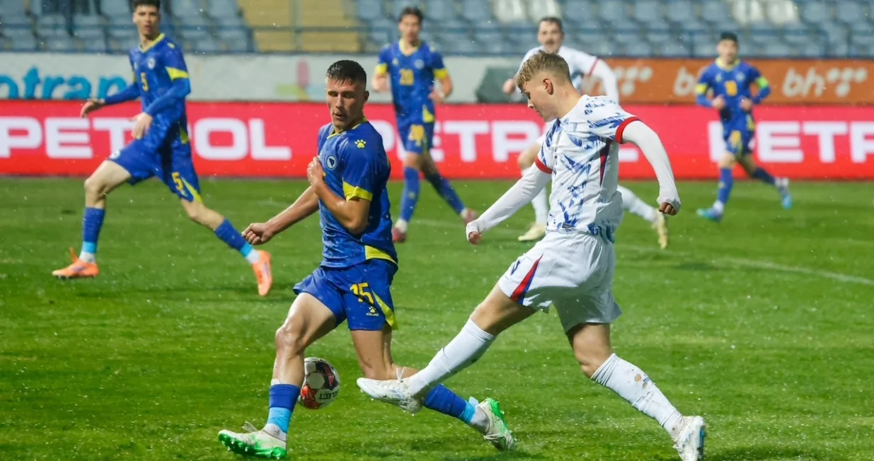 Detalj sa utakmice na Grbavici (Bosna i Hercegovina - Norveška 18.11.2025) (FOTO: Damir Deljo - Oslobođenje)/Foto: 