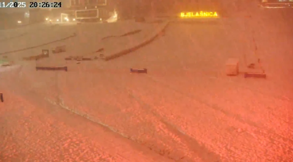 bjelašnica, snijeg, zima, padavine/Screenshot