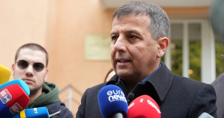 Neboj&scaron;a Vukanović, lider Liste za pravdu i red, press u Banjaluci/