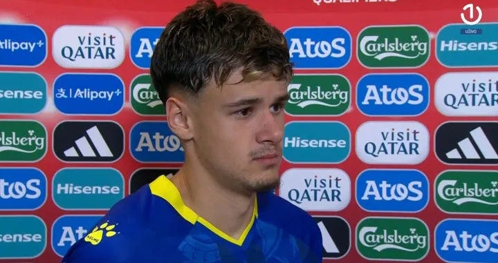 Alajbegović se oglasio nakon debia za Zmajeve (FOTO: BHRT)/Foto: 