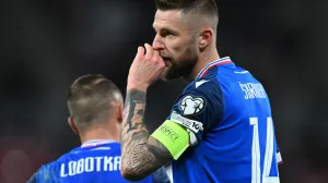 Soccer Football - World Cup - UEFA Qualifiers - Group A - Germany v Slovakia - Red Bull Arena, Leipzig, Germany - November 17, 2025 Slovakia's Milan Skriniar looks dejected after the match REUTERS/Annegret Hilse/Foto: Annegret Hilse