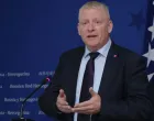 Pres-konferencija predsjedavajućeg i zamjenika predsjedavajućeg Kluba poslanika Demokratske fronte u Predstavničkom domu Parlamentarne skupštine BiH/Senad Gubelić