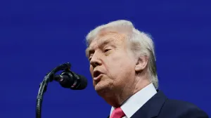 U.S. President Donald Trump speaks during the U.S.-Saudi Investment Forum in Washington, D.C., U.S., November 19, 2025. REUTERS/Evelyn Hockstein/Evelyn Hockstein