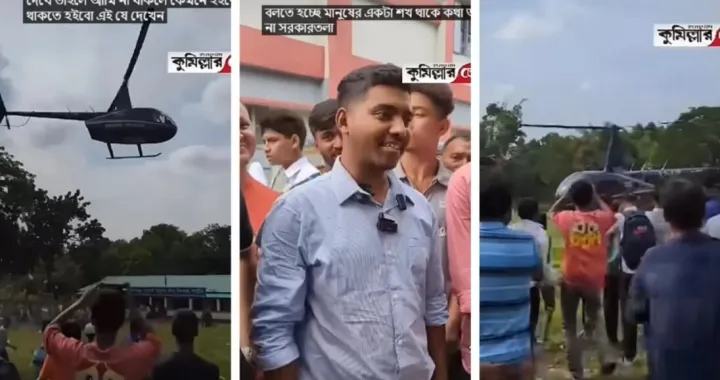 Nepalac, povratak, helikopter, selo, radi u Hrvatskoj/