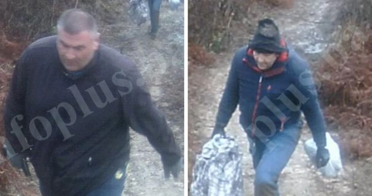 Velemir Gordeljević Vekac, pljačkaš, Kalesija, snimljen sa saučesnikom na području Šekovića/Infoplus