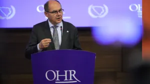 Konferencija za medije visokog predstavnika Christiana Schmidta i direktora Međunarodne akademije nirnberških principa, profesora Christopha Safferlinga/Senad Gubelić