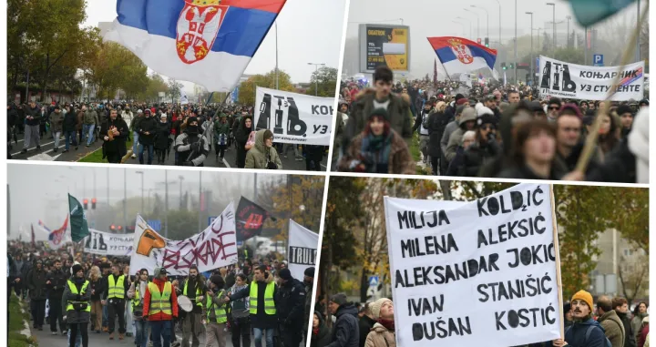 protest beograd novars/