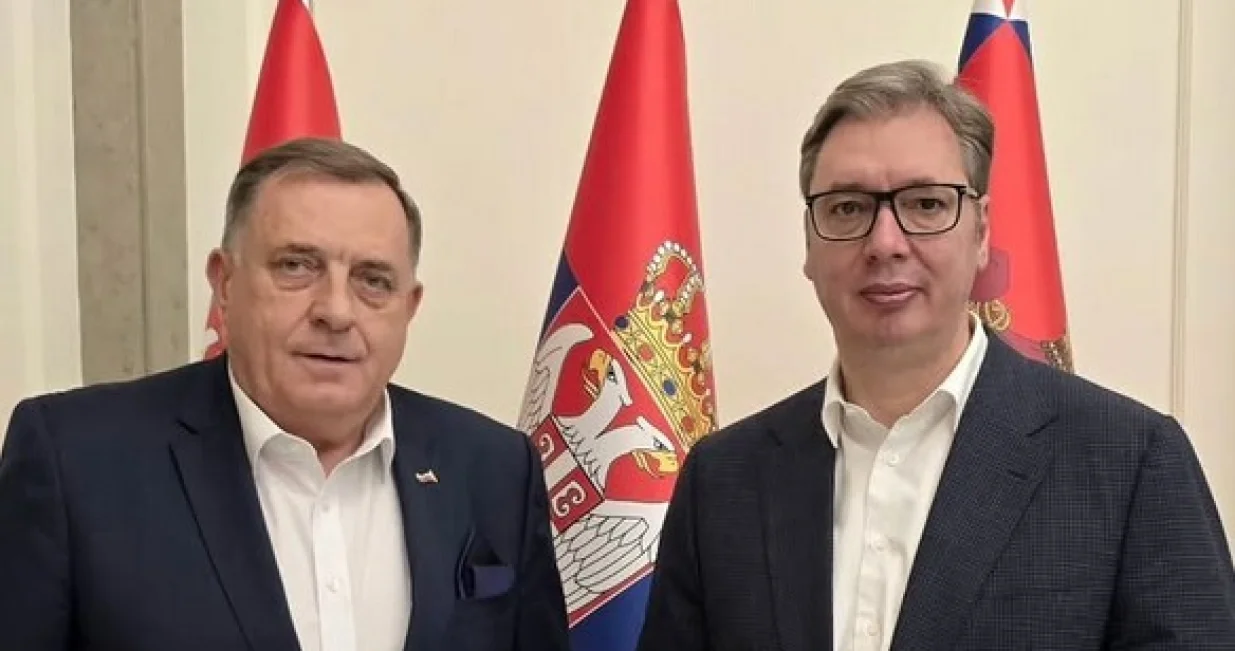 milorad dodik i aleksandar vučić, sastanak u beogradu Instagram/Instagram