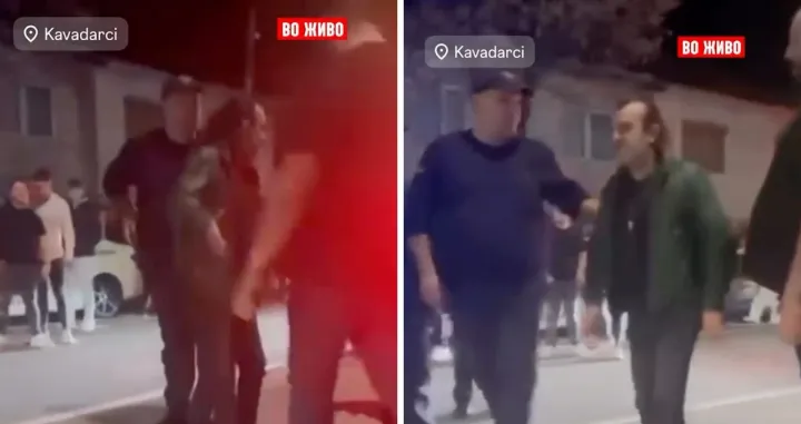 Aca Lukas negoduje dok ga privode/Instagram