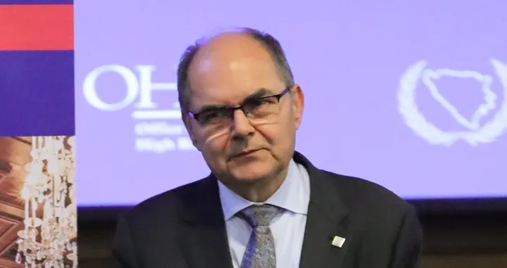 Konferencija za medije visokog predstavnika Christiana Schmidta i direktora Međunarodne akademije nirnberških principa, profesora Christopha Safferlinga/Senad Gubelić