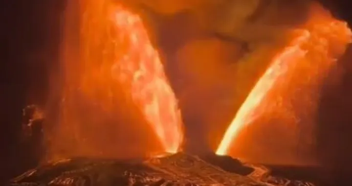 Vulkan Kilauea na Havajima/Printscreen/X.com//