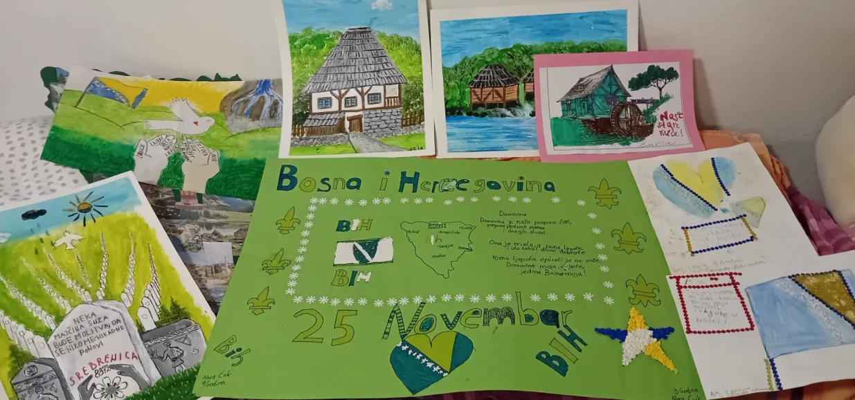 Radovi učenika u 2025. godini o temi "Moja, tvoja, naša Bosna i Hercegovina - Za bolji, pravedniji i zdraviji svijet"/H. H.