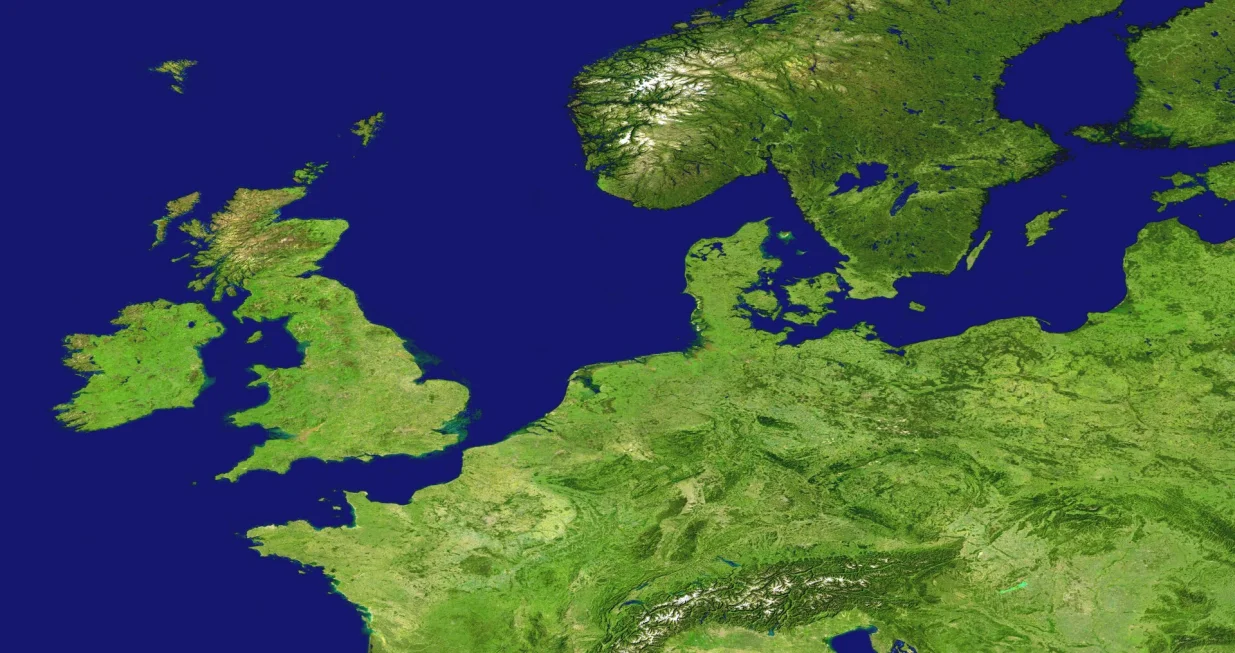 Mapa Evrope/Unsplash