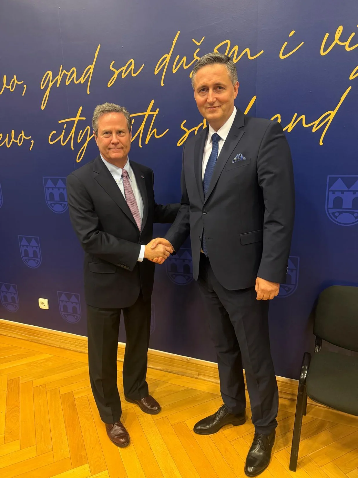 Denis Bećirović i Donald Norcross//