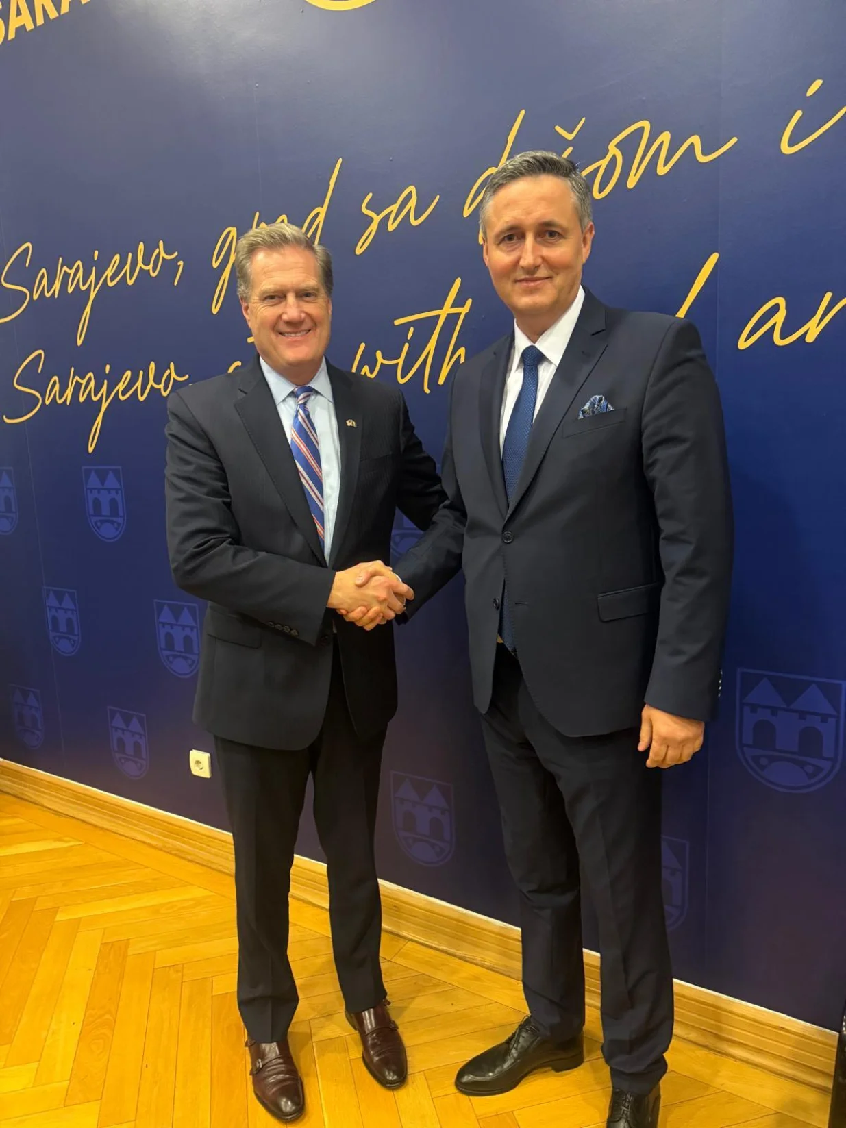 Denis Bećirović i Mike Turner//