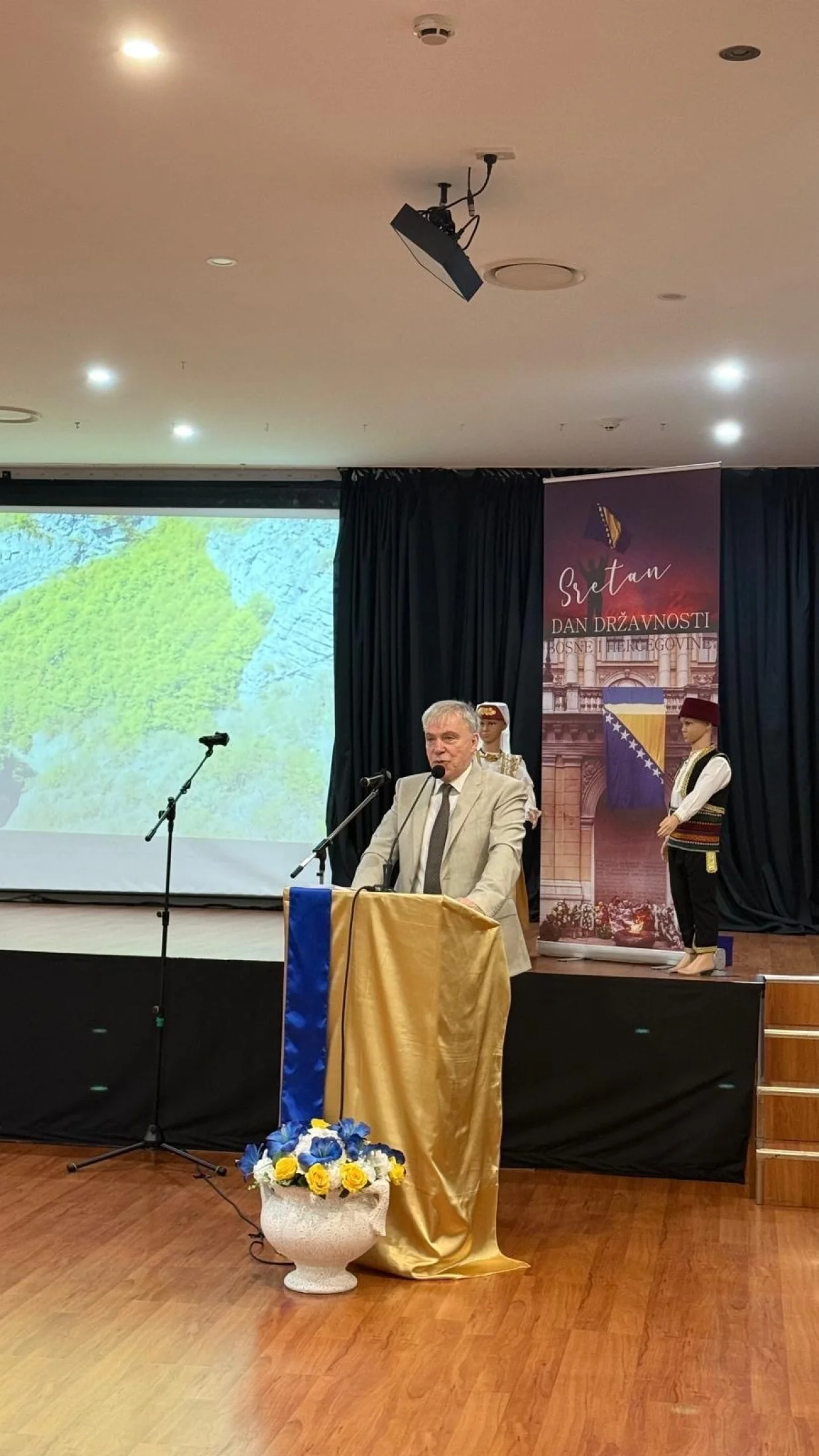 Amir Šahinović; Dan državnosti BiH u Sydneyu//