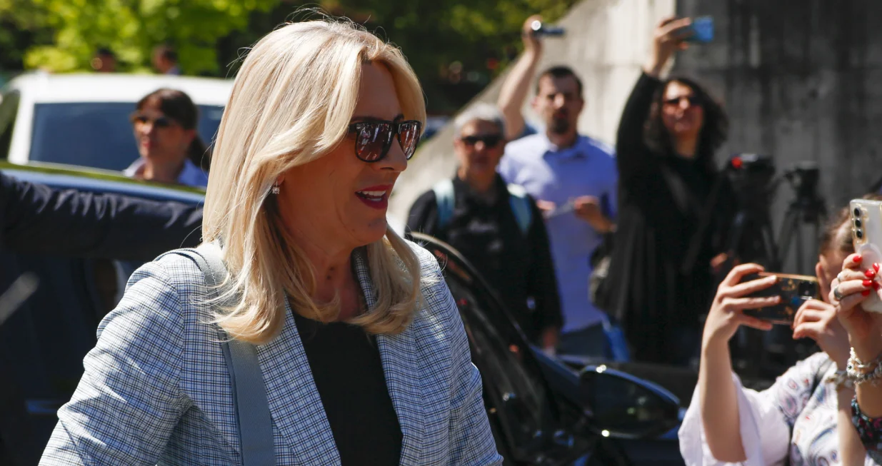 Željka Cvijanović dolazi u sud BiH/Damir Deljo