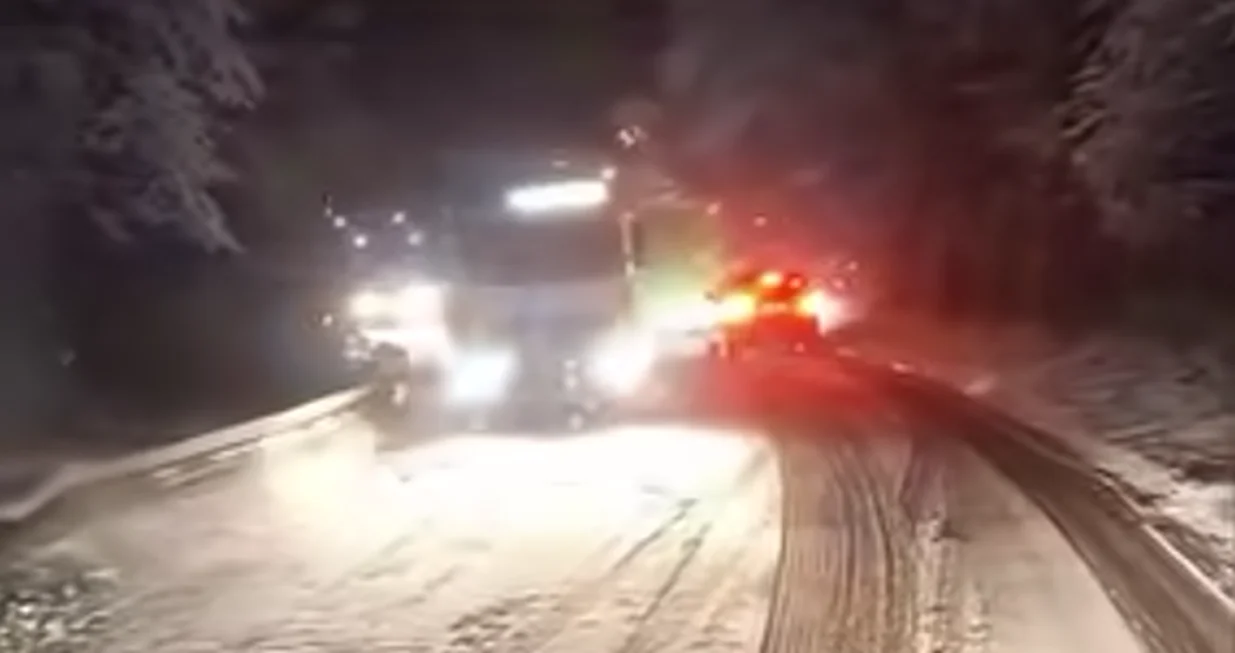 Šleper stao, snijeg, problemi, Olovske Luke/Prtsc