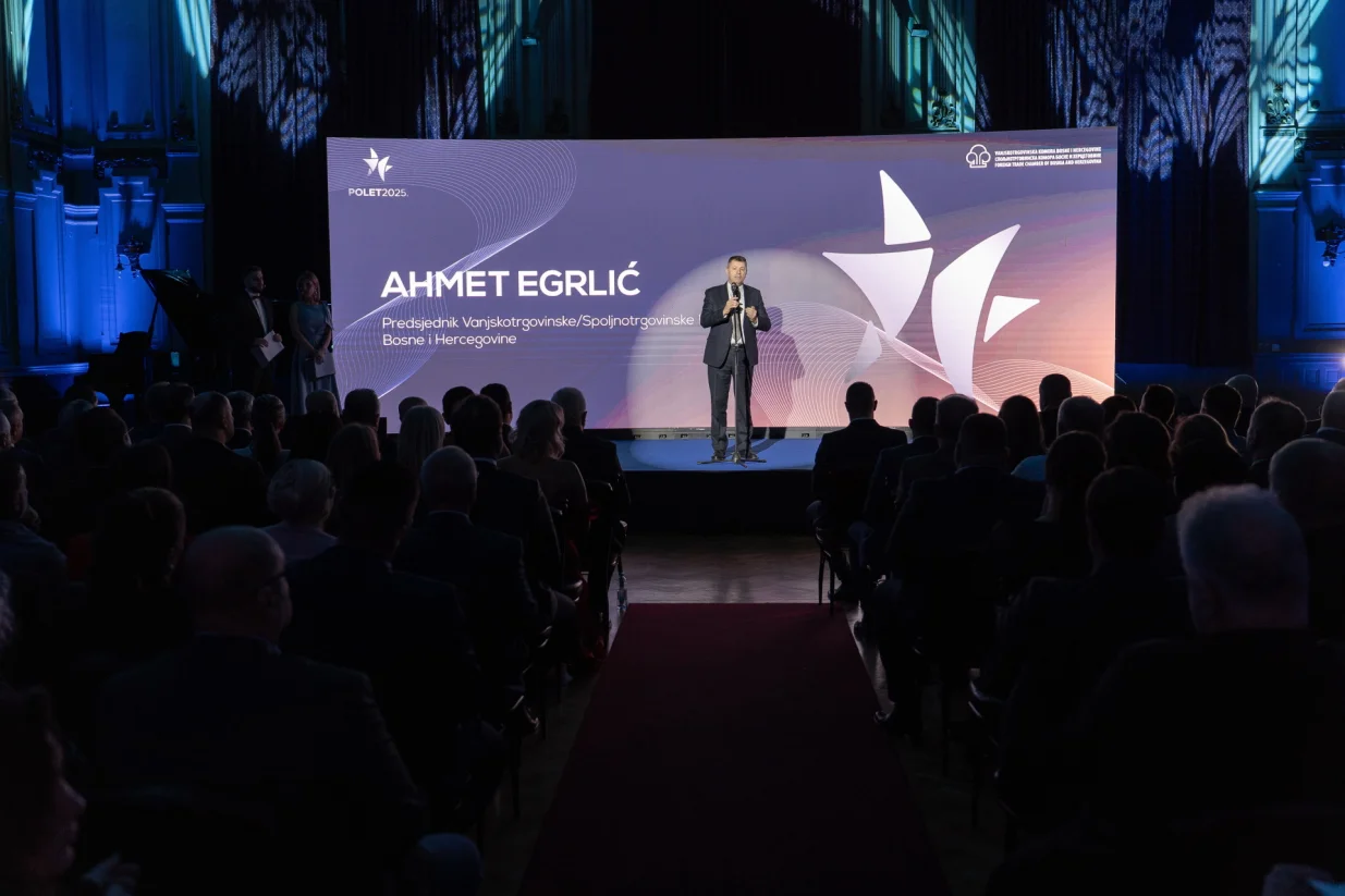 Polet 2025.Vanjskotrgovinska komora BiH nagradila devet najboljih bh. izvoznika/