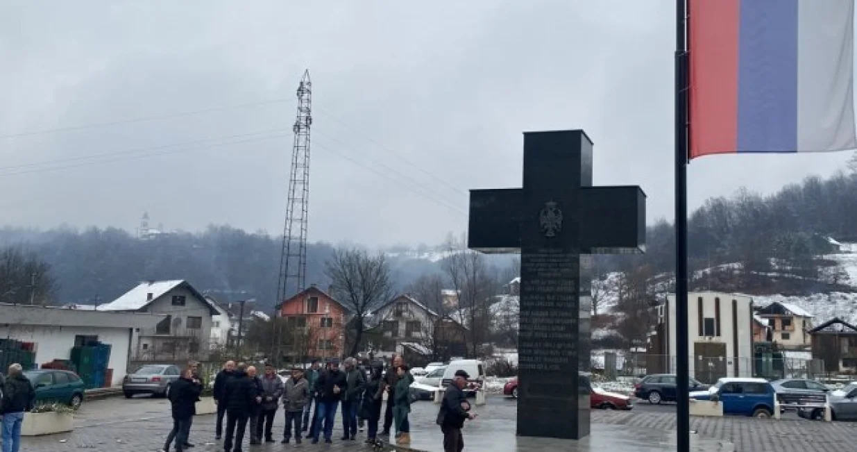 Kravica, Bratunac, okupljanje, skup podrške Vojinu Pavloviću/Rtrs