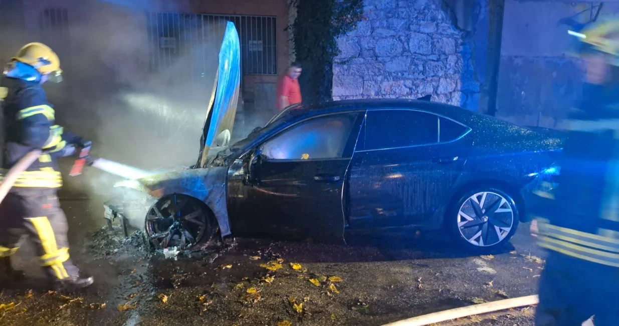 paljevina kordićevog službenog vozila PVP Mostar/Pvp Mostar