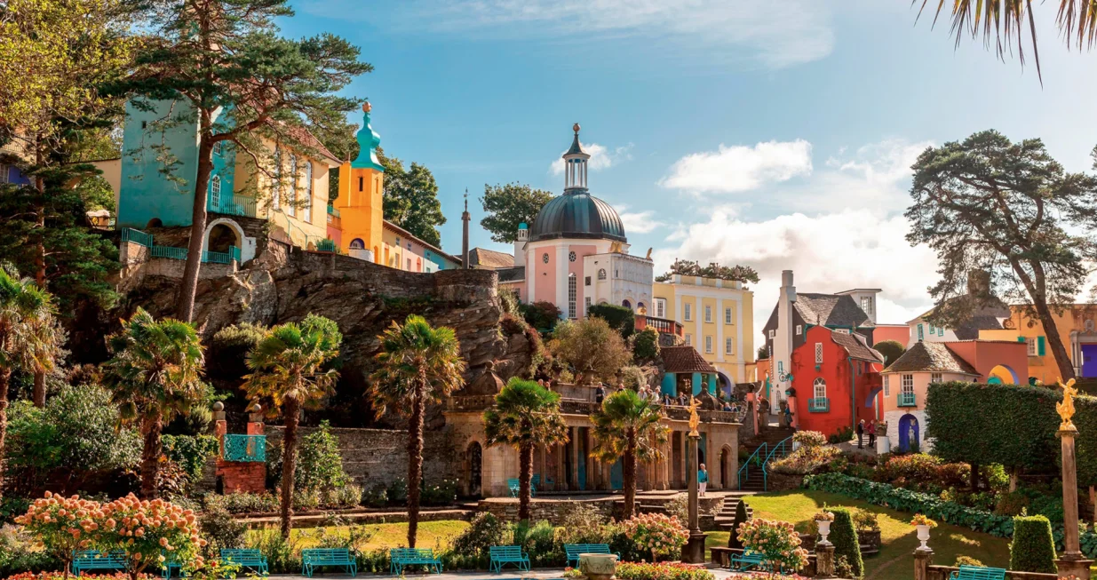 Portmeirion, UK, Britanija, selo, opuštanje, sreća/