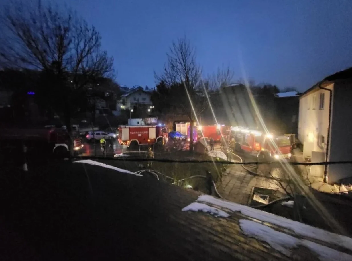 Požar u Pionirskoj dolini/PVB Sarajevo/