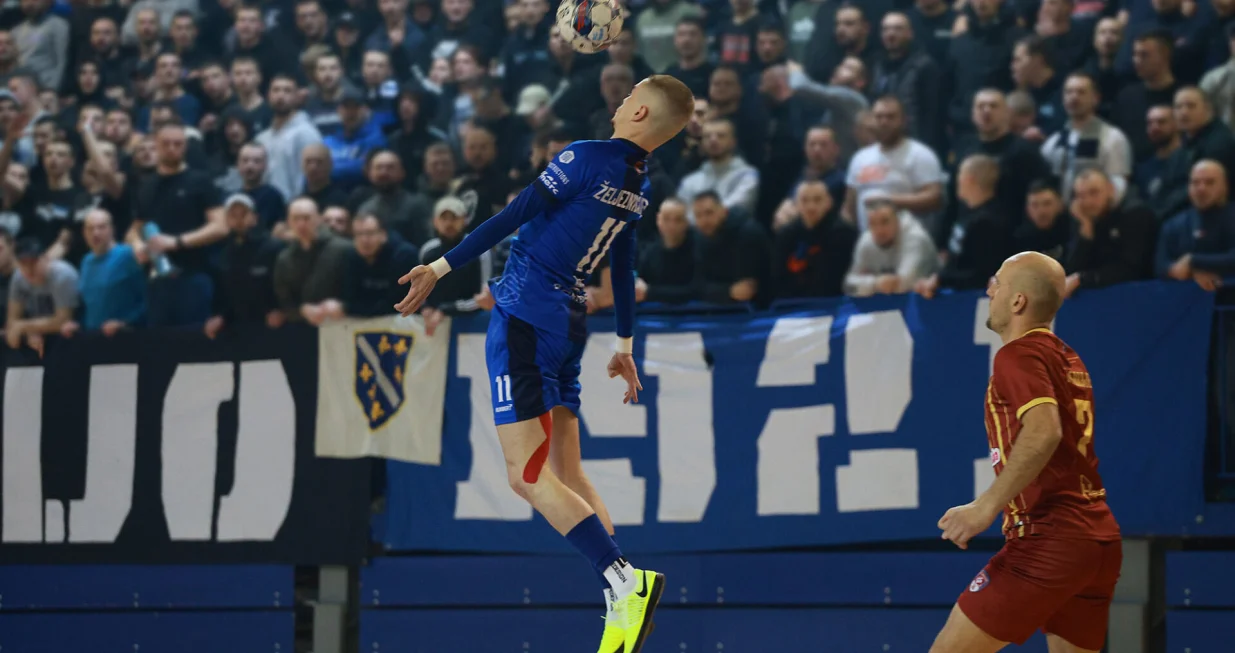 Futsal Željezničar - GFC Sarajevo (FOTO: Armin Herić, Futsal Željezničar)/Foto: Adem Catic/fkz.ba
