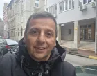 Nebojša Vukanović ispred sjedišta CIK-a u Sarajevu/Prtsc