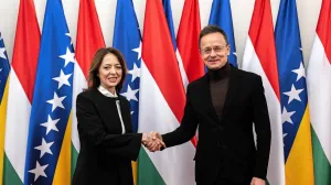 Bošnjak i Szijjarto/Screenshot X