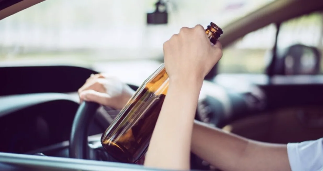 Pijani vozač zaustavljen/Ilustracija