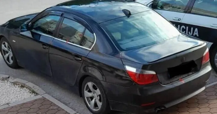 BMW-e u kojem je pronađena droga/MUP ZHK/