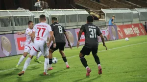 Detalj sa utakmice u Mostaru (FOTO: Sport1)/Foto: 