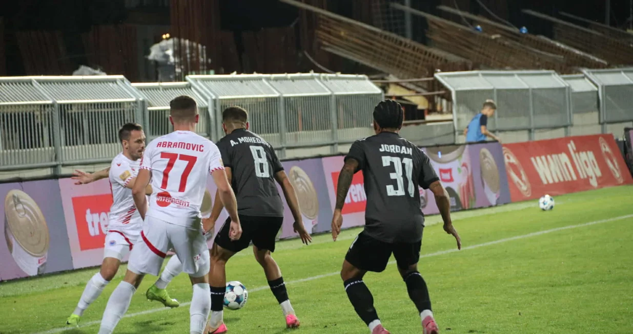 Detalj sa utakmice u Mostaru (FOTO: Sport1)/Foto: 