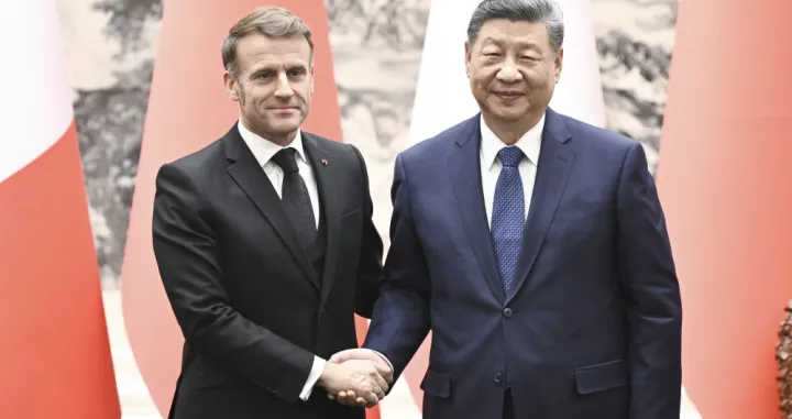 Emmanuel Macron i Xi Jinping/KMG/