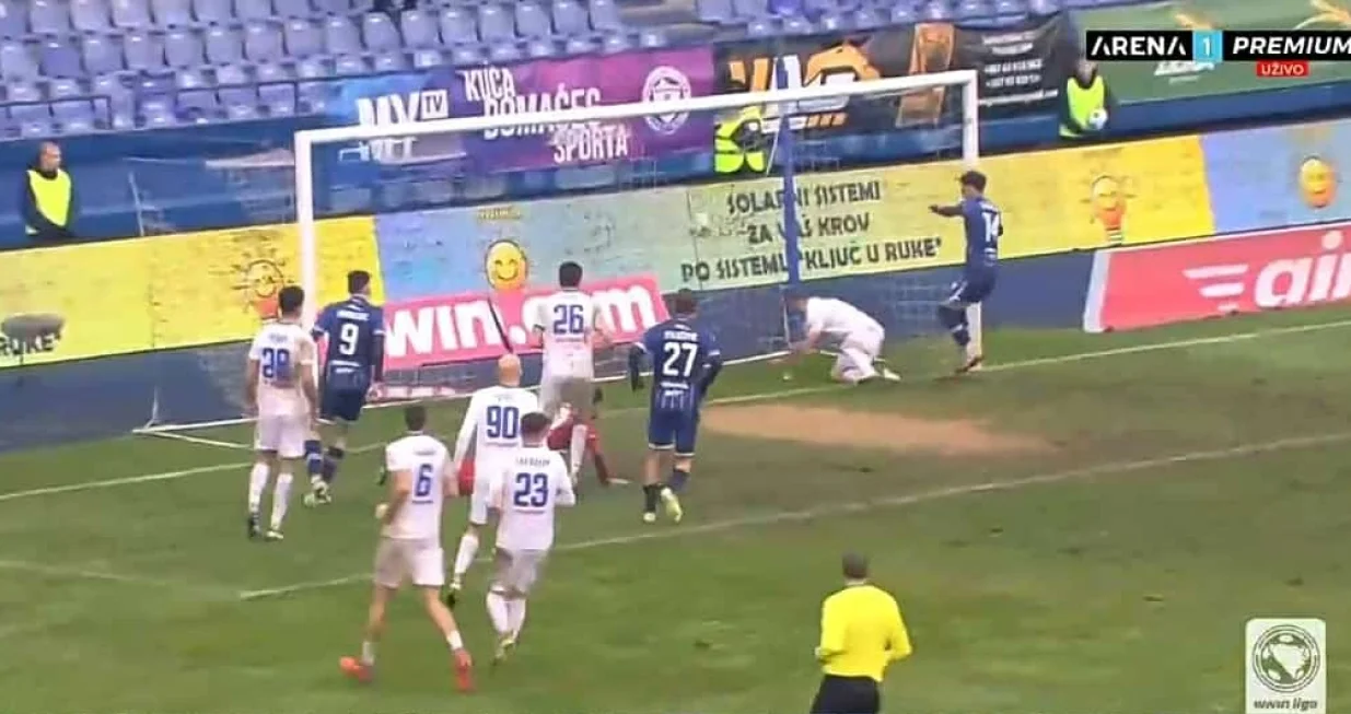 Cvetanoski pogodio protiv Širokog Brijega (FOTO: Screenshot/Arenasport)/Foto: 