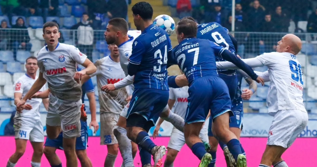 Željezničar - Široki Brijeg (FOTO: Damir Deljo/Oslobođenje)/Foto: 