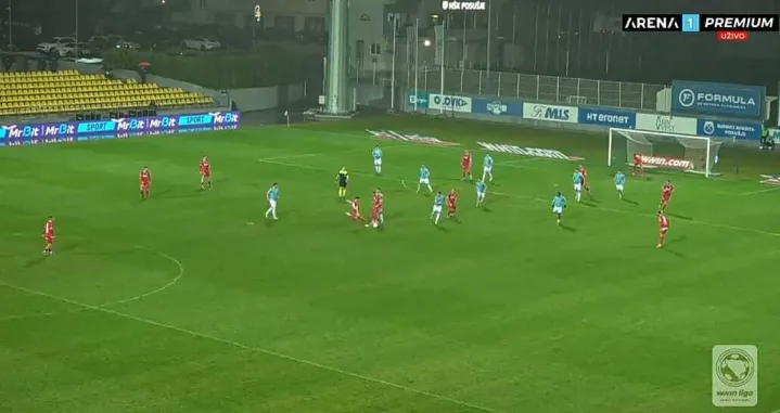 Sjajan gol Jovića protiv Sloge (FOTO: Screenshot/Arenasport)/Foto: 
