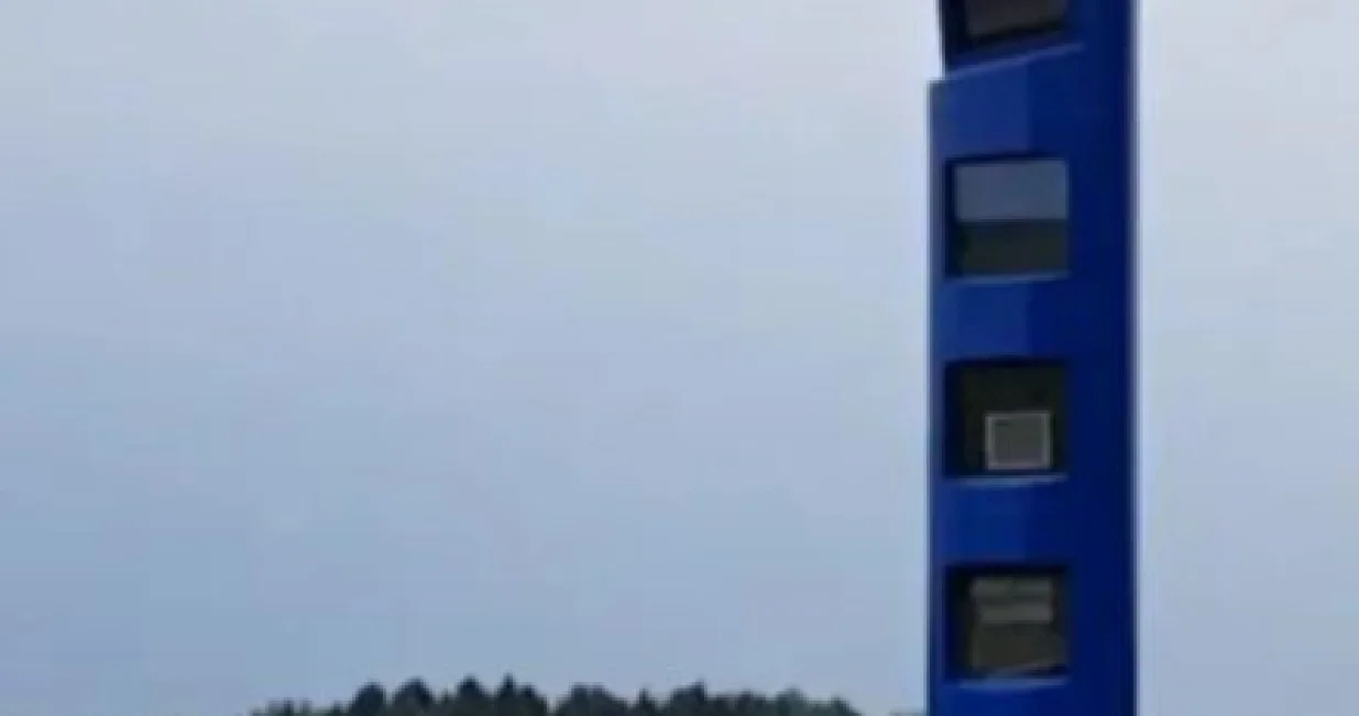 plavi uređaji autoput/