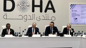 Elmedin Konaković na Doha Forumu u Dohi, u Kataru//