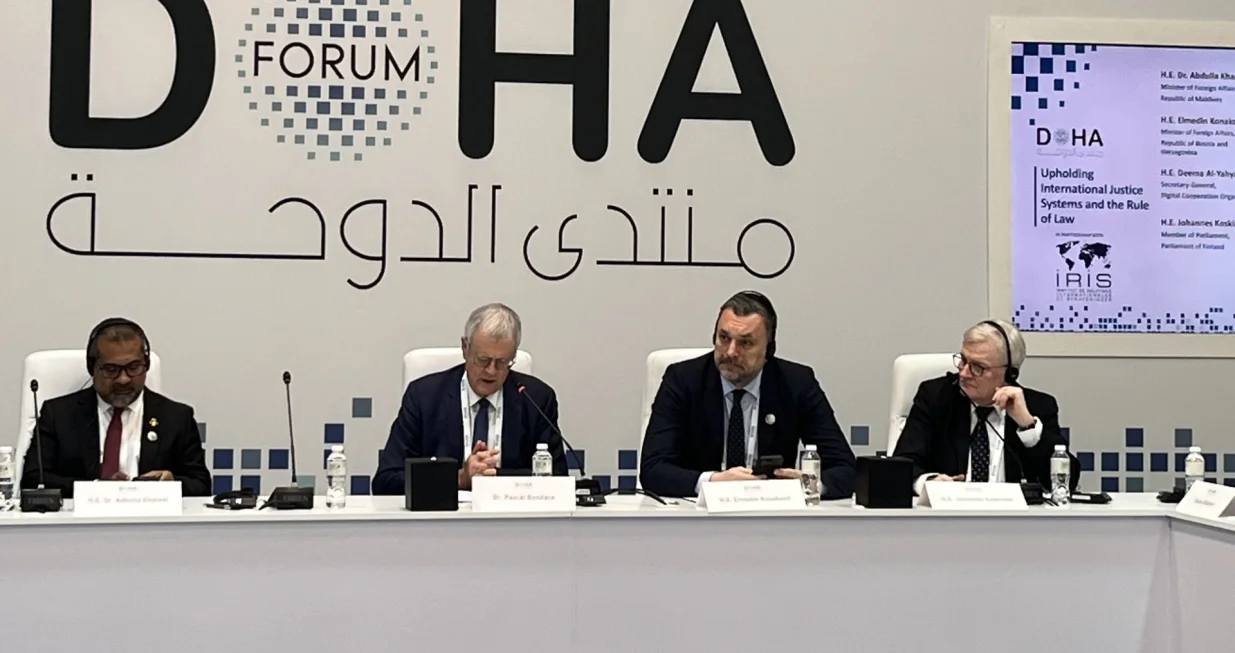 Elmedin Konaković na Doha Forumu u Dohi, u Kataru//