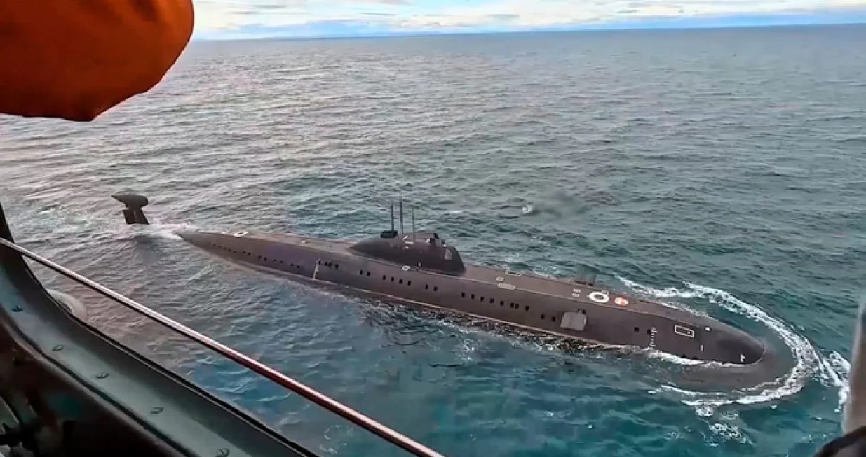 Ruska podmornica/Screenshot X