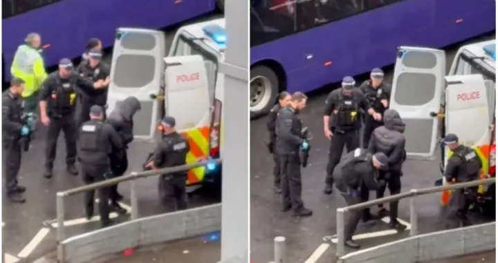 Na nogama policajci/Printscreen/X.com//