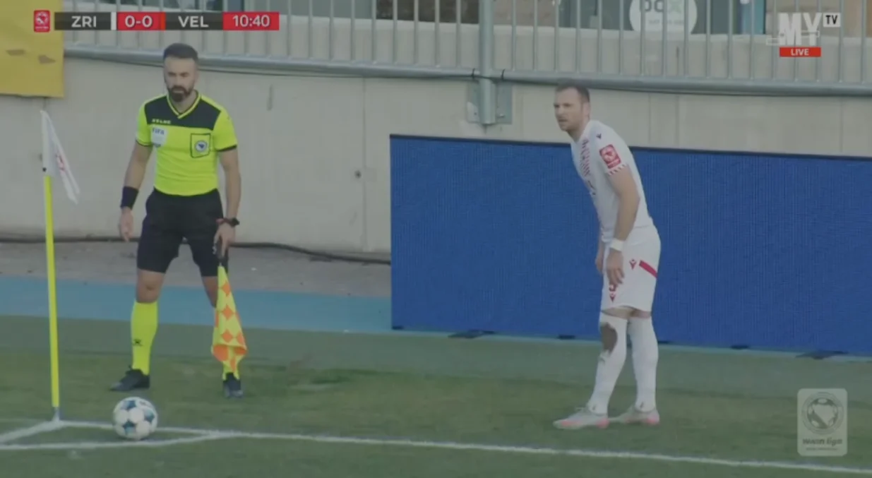 Bilbija postigao vodeći gol za Plemiće (FOTO: Screenshot/MYTV)/Foto: 