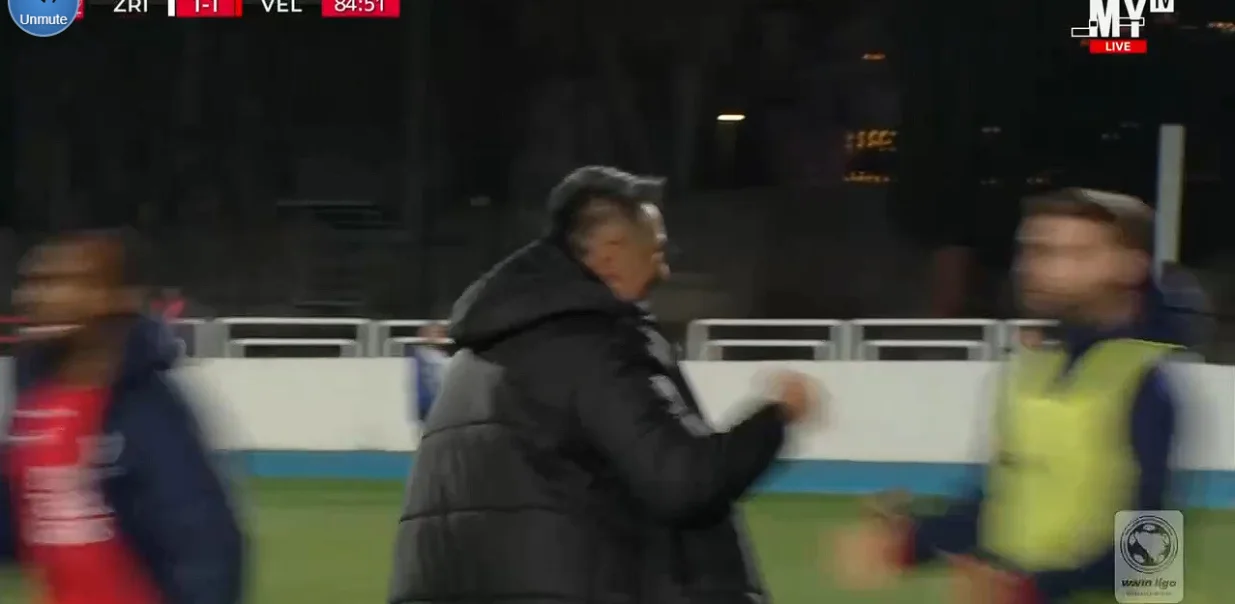 Gol Veleža za izjednačenje rezultata protiv Zrinjskog (FOTO: Screenshot/MYTV)/Foto: 