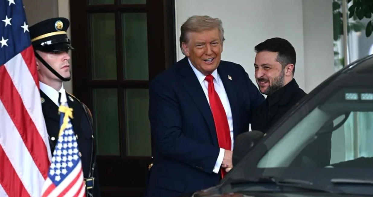 Američki predsjednik Donald Trump dočekao je ukrajinskog predsjednik Volodimira Zelenskog u Bijeloj kući; 18.8.2025./Fatih Aktaş