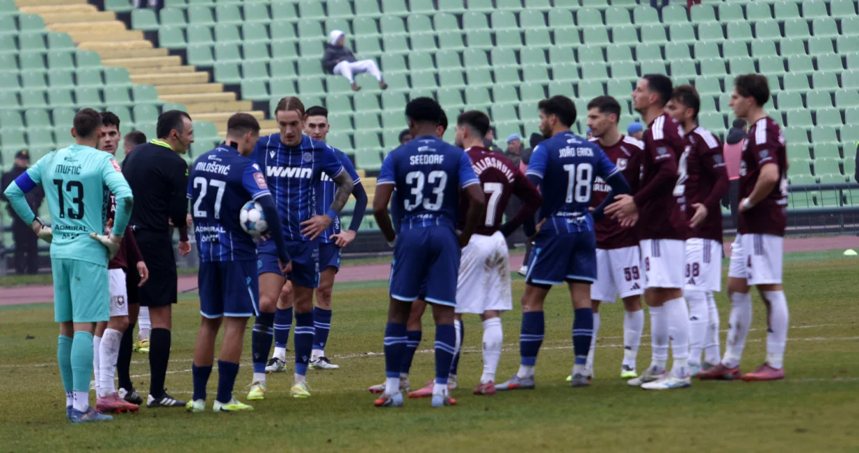 Derbi na Koševu - Sarajevo v Željezničar - 07.12.2025. (FOTO: Sanel Konjhodžić - Sport1.ba)/Foto: 