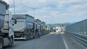 Gradiška terminal, kamioni granični prelaz/Goran Dakić/